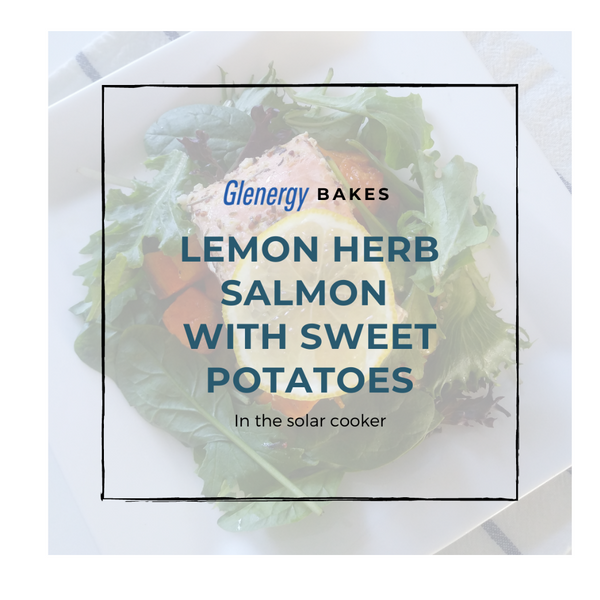 Lemon Herb Salmon With Sweet Potatoes